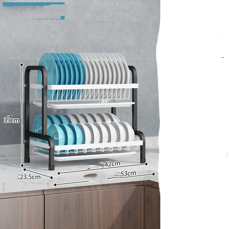 Double-layer Supplies Rack