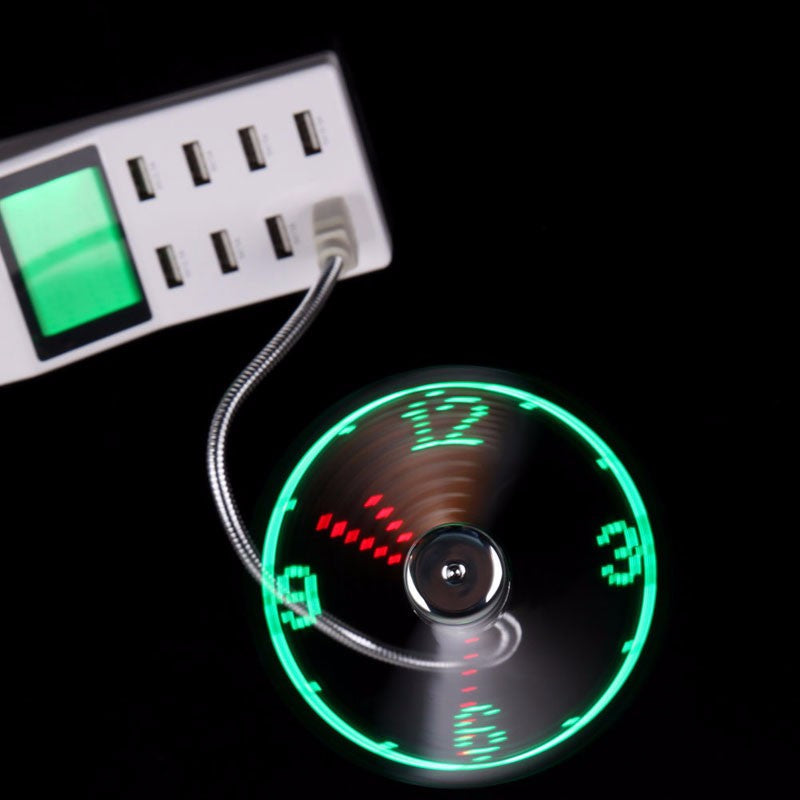 USB LED Fan Clock