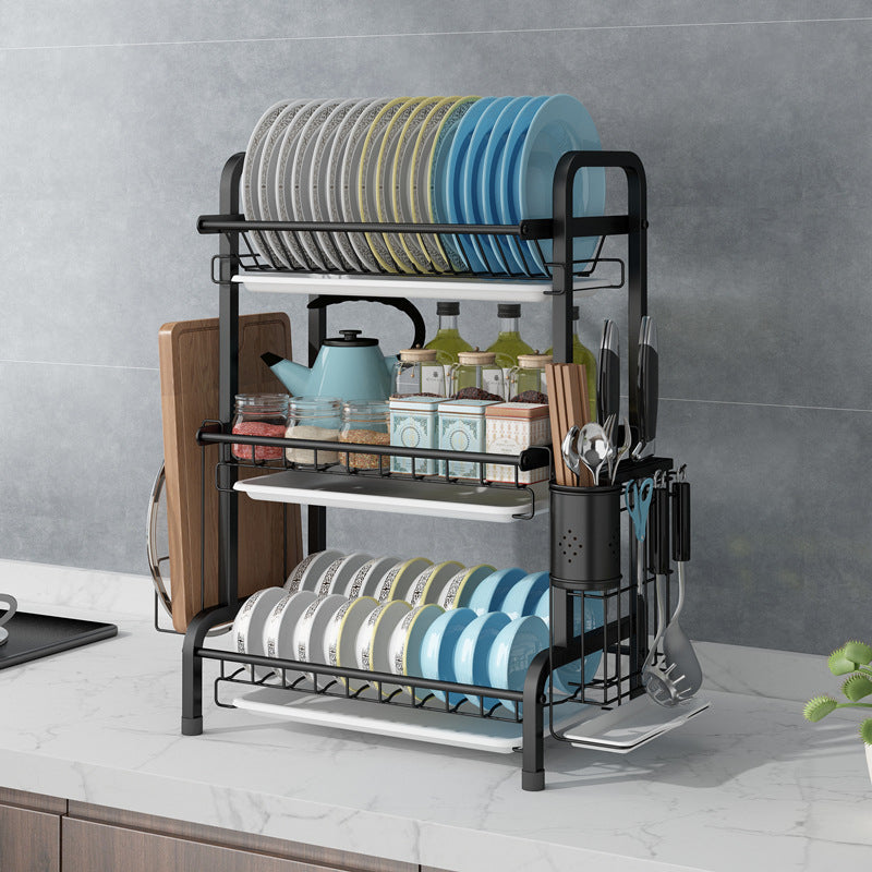 Double-layer Supplies Rack