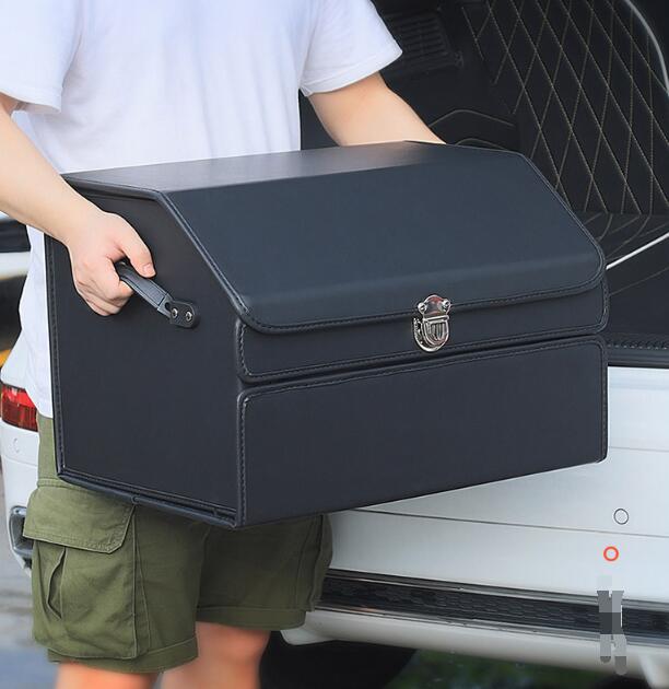 Leather Trunk Storage Box