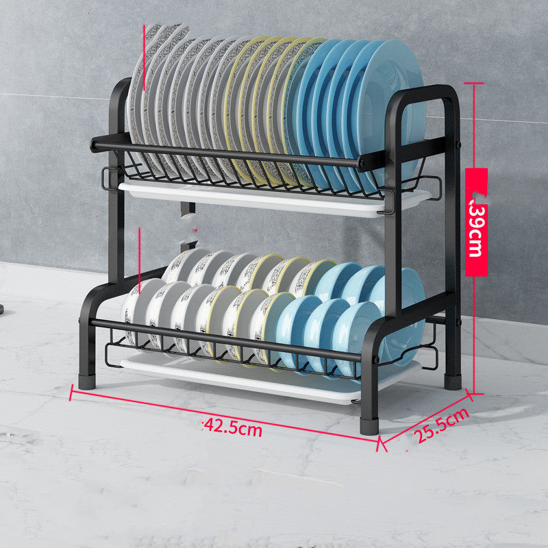 Double-layer Supplies Rack