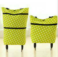 Thumbnail for Folding shopping bag trolley