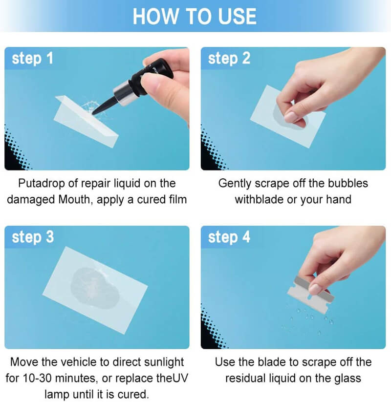 Auto Glass Repair Kit