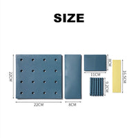 Thumbnail for DIY Plastic Pegboard Wall Panel Kits (2 Pack)