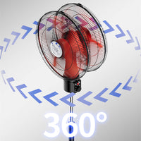 Thumbnail for Double Heads Pedestal Stand Fan