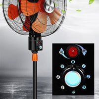 Thumbnail for Double Heads Pedestal Stand Fan