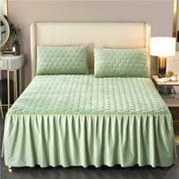 Thumbnail for Luxury Quilted Bed Skirt