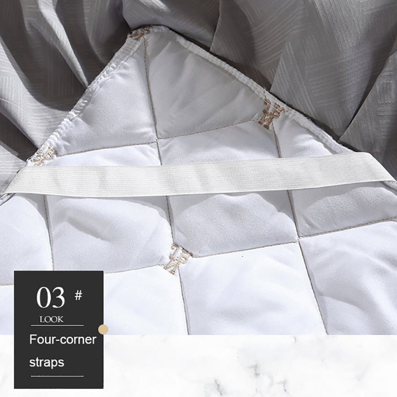 Luxury Quilted Bed Skirt