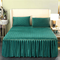 Thumbnail for Luxury Quilted Bed Skirt