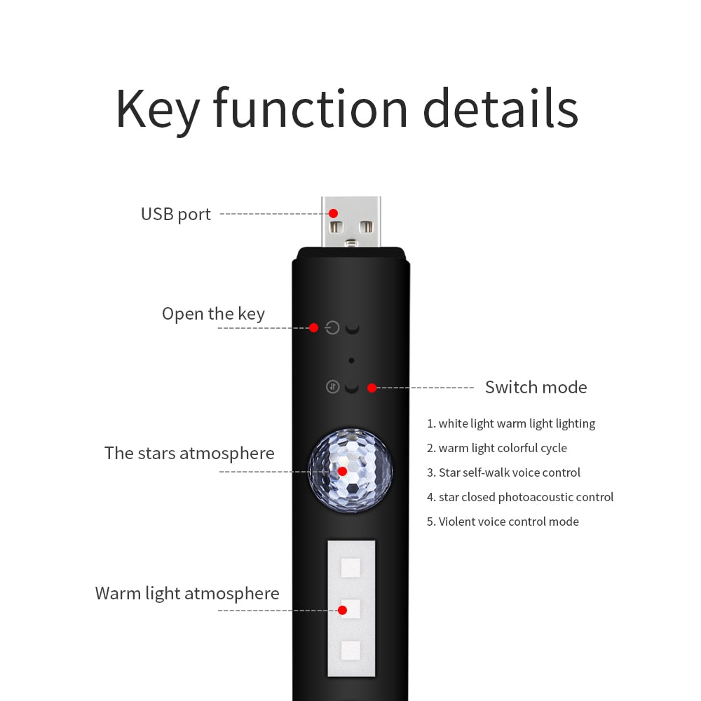 Car Interior LED Projector