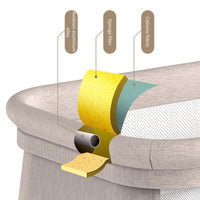 Thumbnail for Foldable Crib Baby Cradle