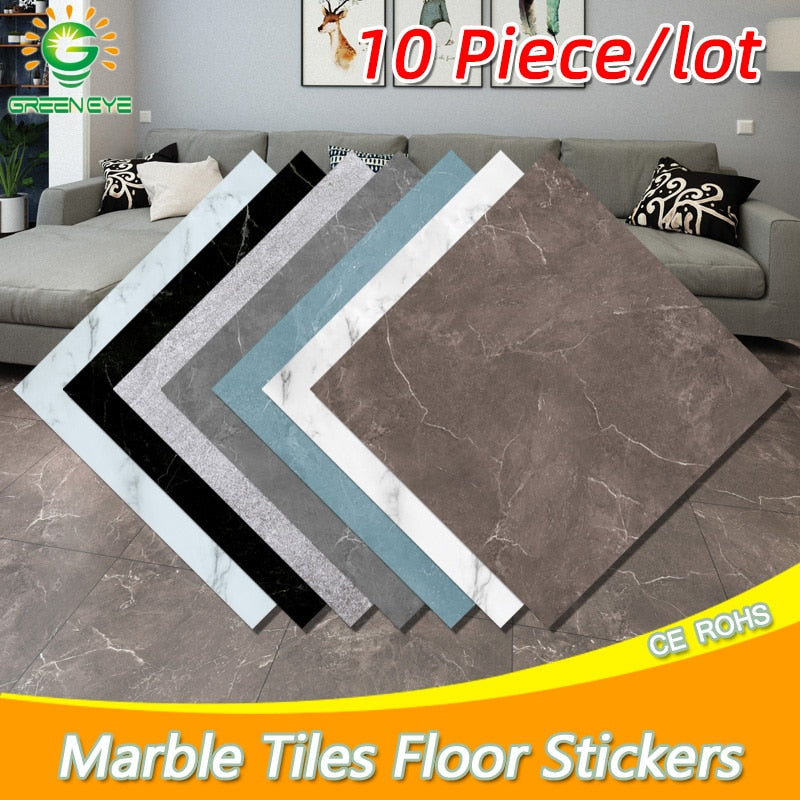 10pcs Marble Floor Sticker