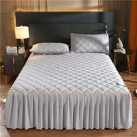 Thumbnail for Luxury Quilted Bed Skirt