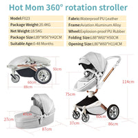 Thumbnail for 360° Rotating 3-in-1 Stroller