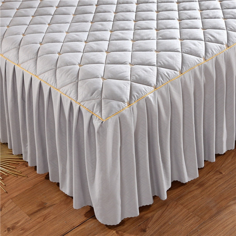 Luxury Quilted Bed Skirt