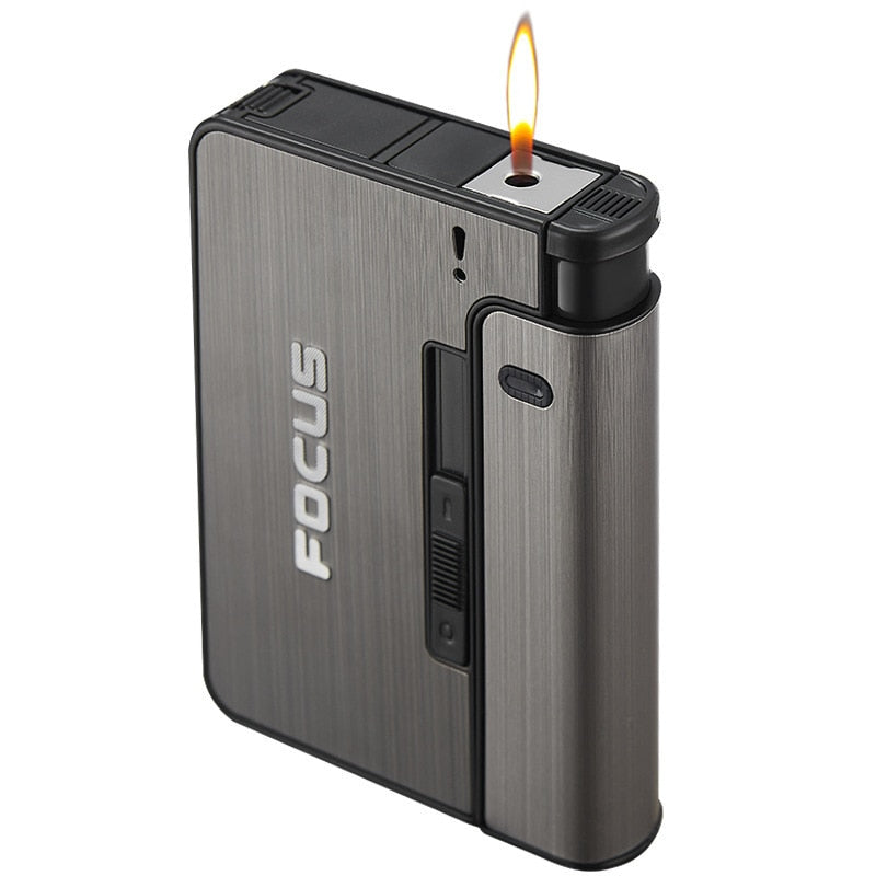 Auto Cigarette Case Lighter