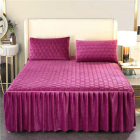 Thumbnail for Luxury Quilted Bed Skirt