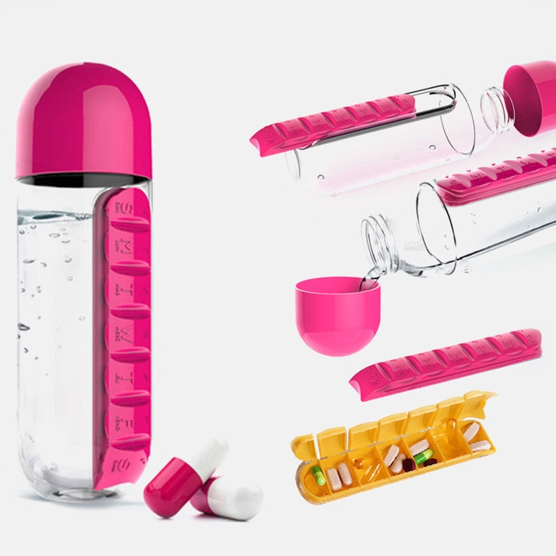 Pillbox Water Bottle