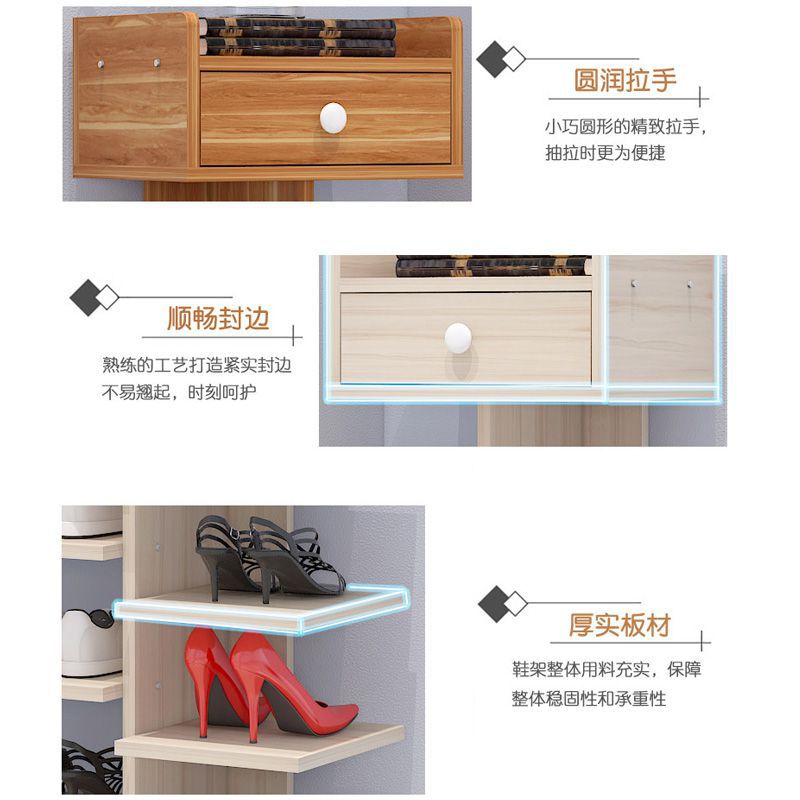 Wooden Shoe Rack Cabinet