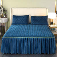 Thumbnail for Luxury Quilted Bed Skirt