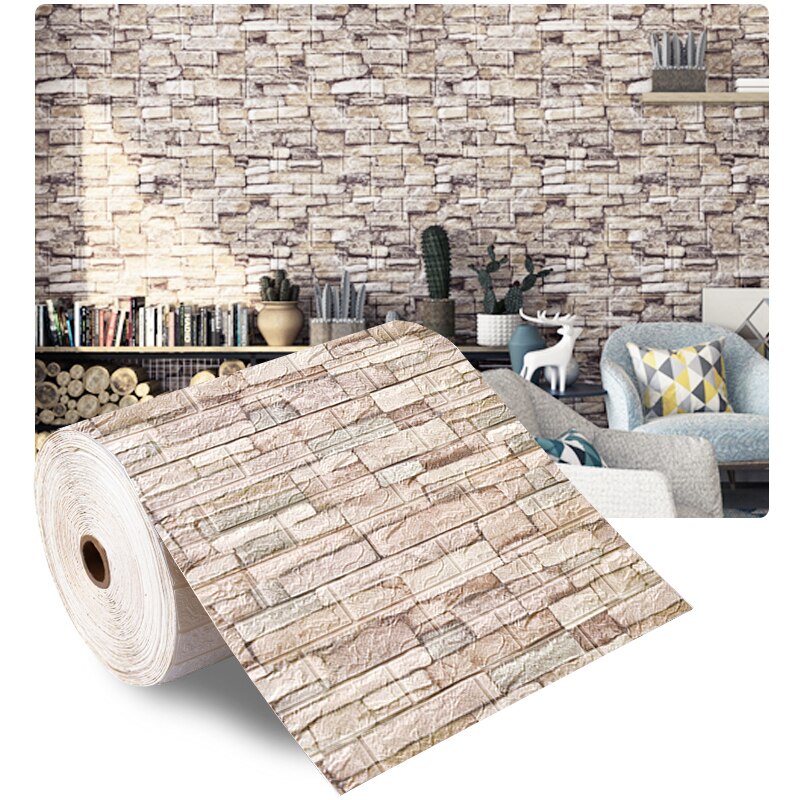 3D Brick Wall Stickers