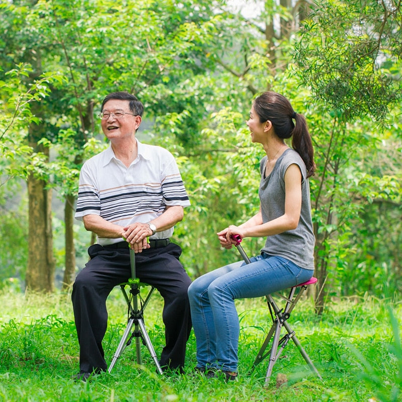 Folding Crutch Chair