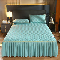 Thumbnail for Luxury Quilted Bed Skirt