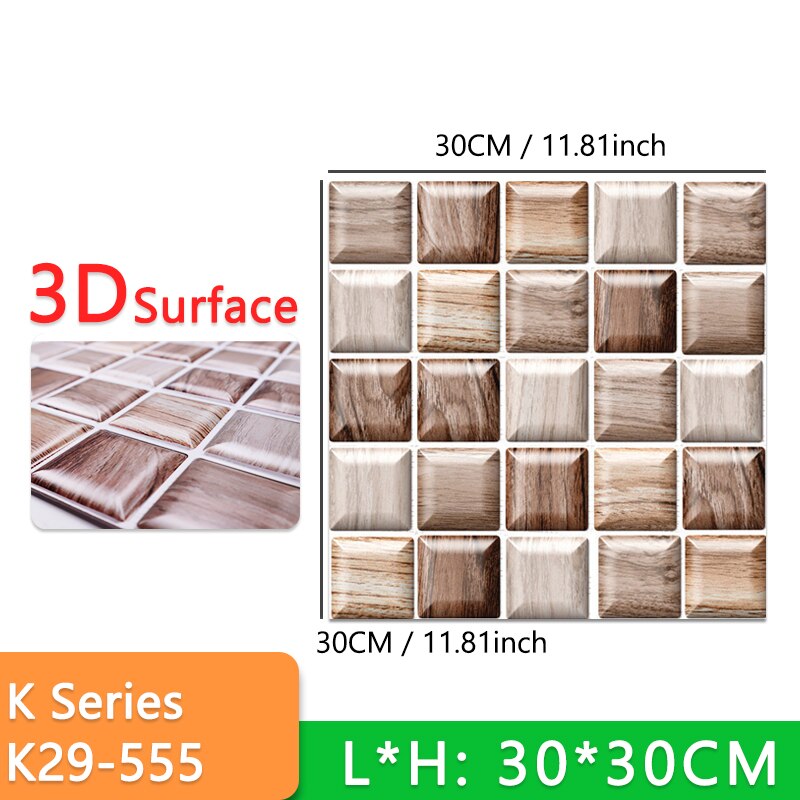 10pcs Marble Floor Sticker