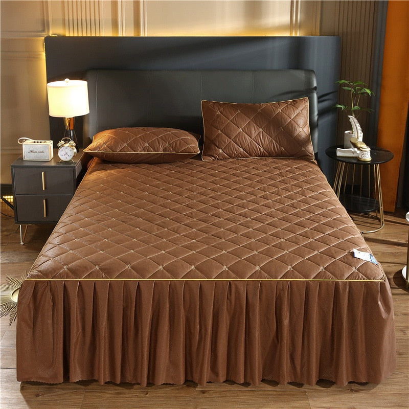 Luxury Quilted Bed Skirt