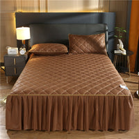 Thumbnail for Luxury Quilted Bed Skirt