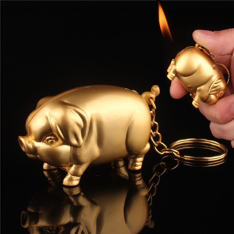 Golden Pig Cigarette Lighter