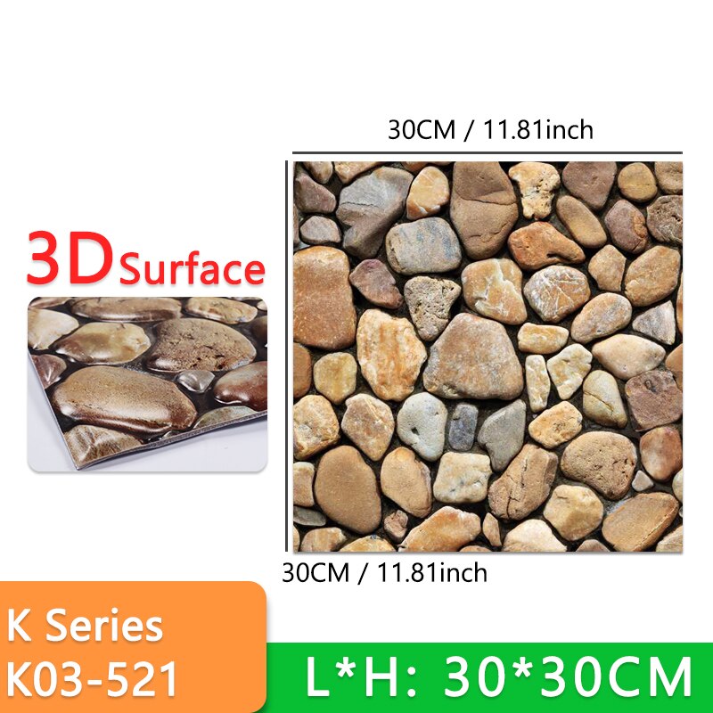 10pcs Marble Floor Sticker