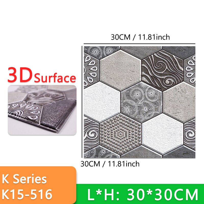 10pcs Marble Floor Sticker