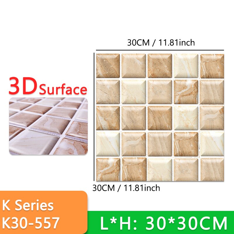 10pcs Marble Floor Sticker