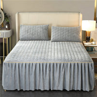 Thumbnail for Luxury Quilted Bed Skirt