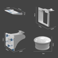 Thumbnail for Magnetic Cabinet Locks (4 Locks + 1 Key)