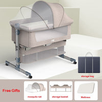 Thumbnail for Foldable Crib Cradle Bed