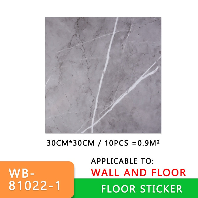 10pcs Marble Floor Sticker