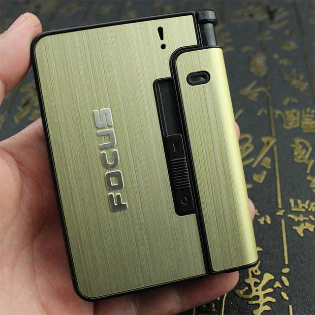 Auto Cigarette Case Lighter