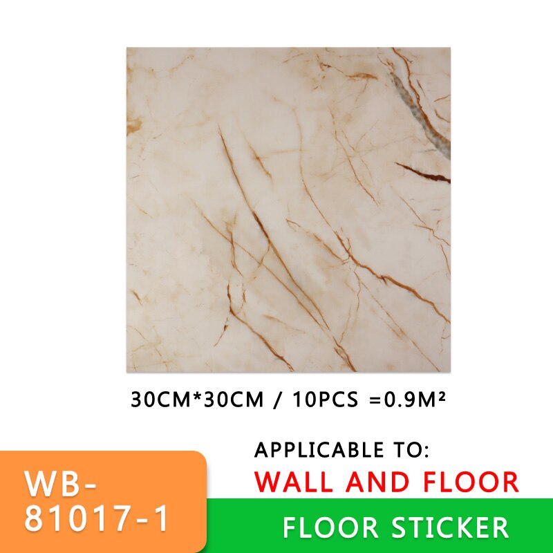 10pcs Marble Floor Sticker