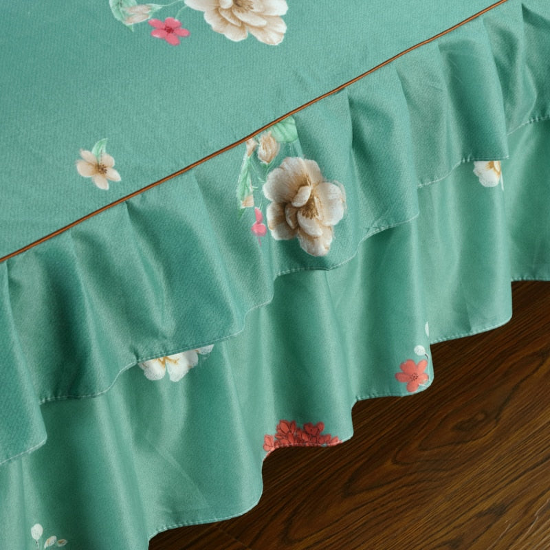 Bed Skirt Printed Flower