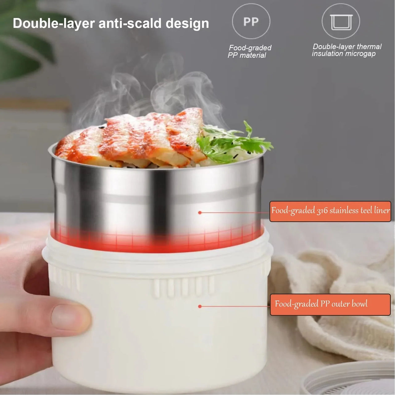 Leakproof Stackable Lunch Box