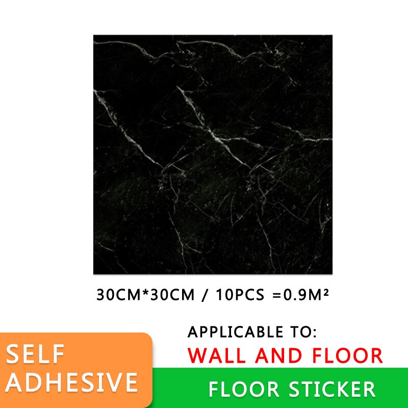 10pcs Marble Floor Sticker