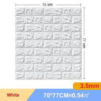 Thumbnail for 10Pcs 3D Brick Wall Sticker