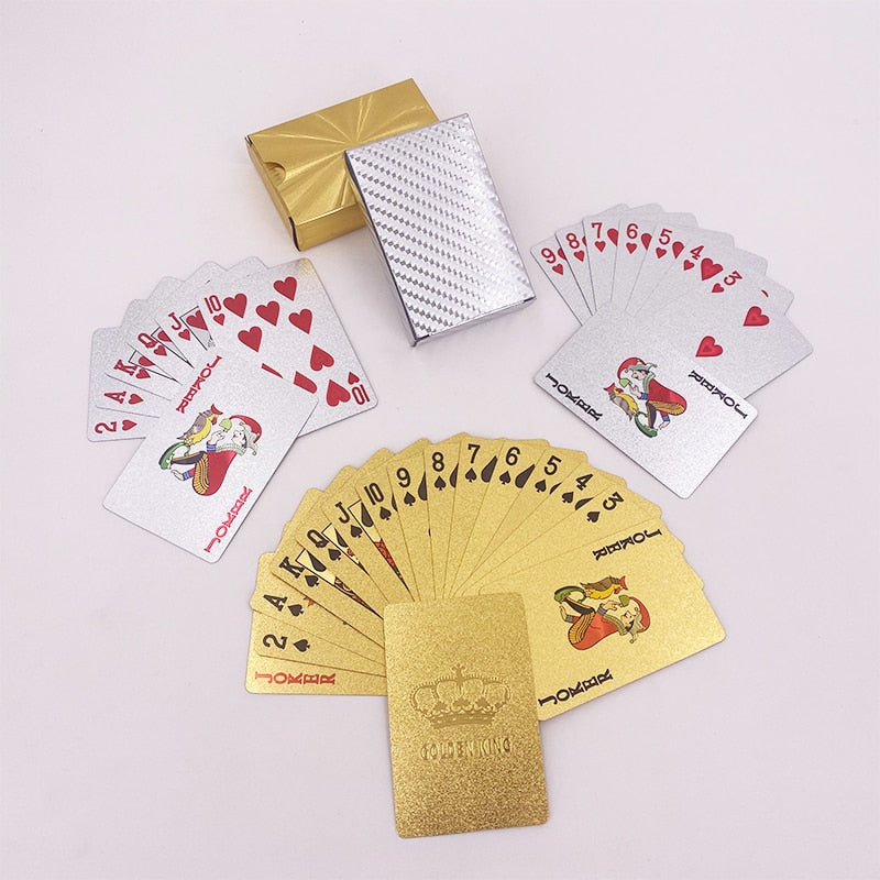 Golden Playing Cards