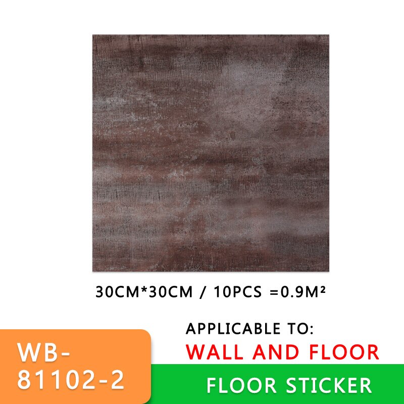 10pcs Marble Floor Sticker