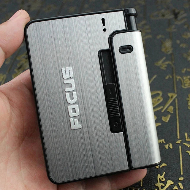 Auto Cigarette Case Lighter