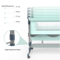 Thumbnail for Foldable Crib Cradle Bed