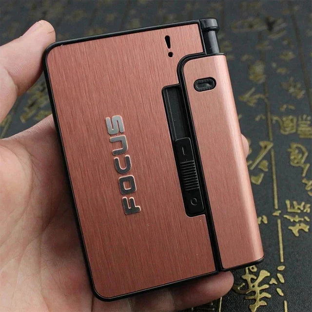 Auto Cigarette Case Lighter