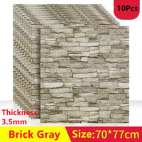 Thumbnail for 10Pcs 3D Brick Wall Sticker